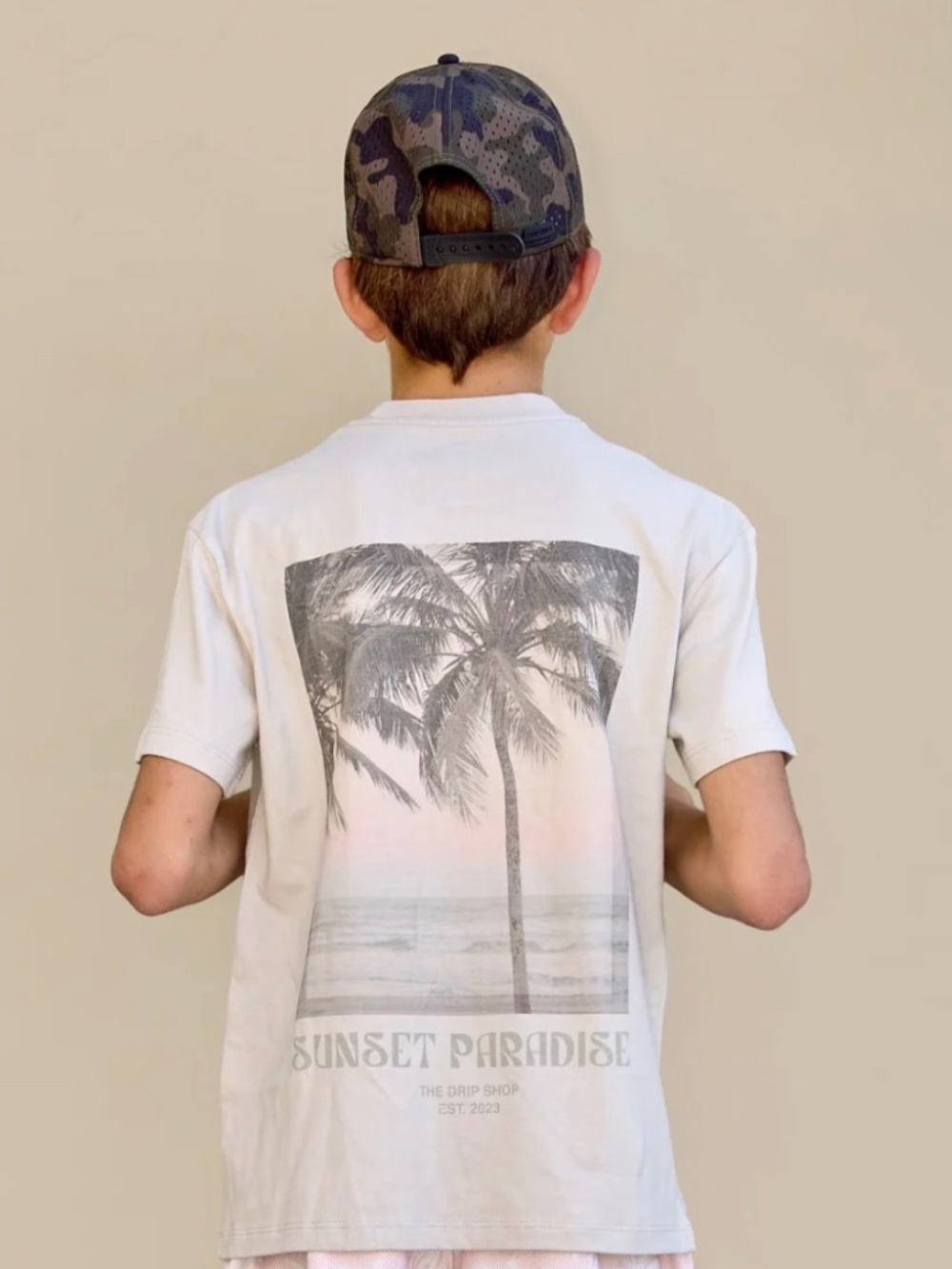 THE DRIP SHOP PALM PARADISE TEE
